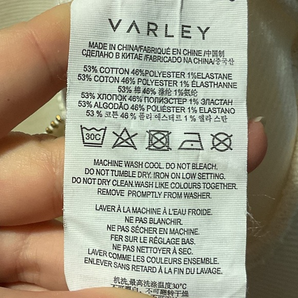 Varley Manning Sweat Size XS Eggnog Sweatshirt - Picture 11 of 15